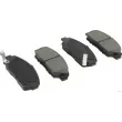 Jeu de 4 plaquettes de frein avant HERTH+BUSS JAKOPARTS J3604037 - Visuel 1