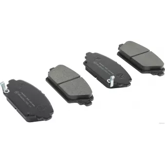 Jeu de 4 plaquettes de frein avant HERTH+BUSS JAKOPARTS