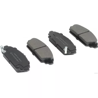 Jeu de 4 plaquettes de frein avant HERTH+BUSS JAKOPARTS