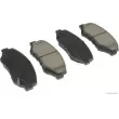 Jeu de 4 plaquettes de frein avant HERTH+BUSS JAKOPARTS J3604066 - Visuel 1