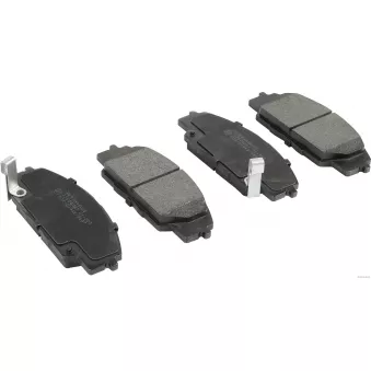Jeu de 4 plaquettes de frein avant HERTH+BUSS JAKOPARTS