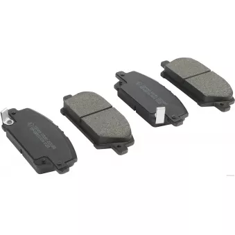 Jeu de 4 plaquettes de frein avant HERTH+BUSS JAKOPARTS J3604069