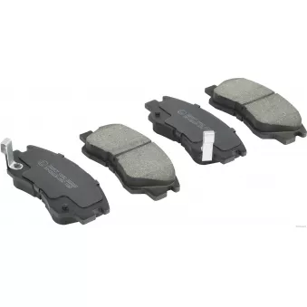 Jeu de 4 plaquettes de frein avant HERTH+BUSS JAKOPARTS J3605027