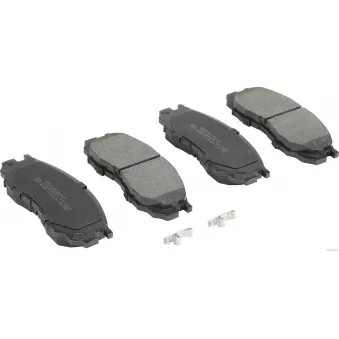Jeu de 4 plaquettes de frein avant HERTH+BUSS JAKOPARTS J3605035