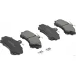 Jeu de 4 plaquettes de frein avant HERTH+BUSS JAKOPARTS J3605036 - Visuel 1