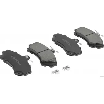 Jeu de 4 plaquettes de frein avant HERTH+BUSS JAKOPARTS J3605036