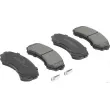 Jeu de 4 plaquettes de frein avant HERTH+BUSS JAKOPARTS J3605038 - Visuel 1