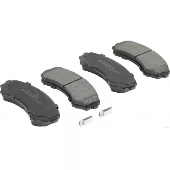 Jeu de 4 plaquettes de frein avant HERTH+BUSS JAKOPARTS