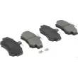 Jeu de 4 plaquettes de frein avant HERTH+BUSS JAKOPARTS J3605042 - Visuel 1
