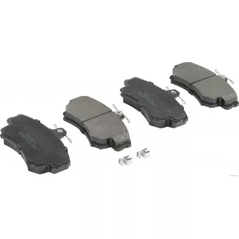 Jeu de 4 plaquettes de frein avant HERTH+BUSS JAKOPARTS J3605042