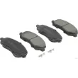 Jeu de 4 plaquettes de frein avant HERTH+BUSS JAKOPARTS J3605046 - Visuel 1