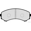 Jeu de 4 plaquettes de frein avant HERTH+BUSS JAKOPARTS J3605047 - Visuel 2