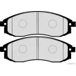 Jeu de 4 plaquettes de frein avant HERTH+BUSS JAKOPARTS J3605061 - Visuel 2