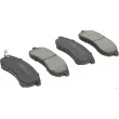 Jeu de 4 plaquettes de frein avant HERTH+BUSS JAKOPARTS J3605066 - Visuel 1