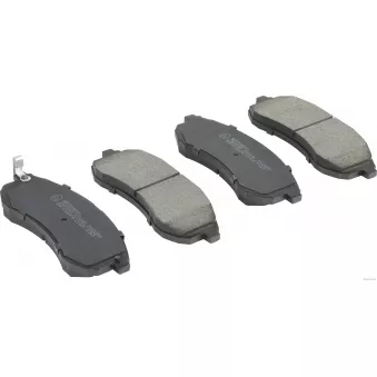 Jeu de 4 plaquettes de frein avant HERTH+BUSS JAKOPARTS J3605066