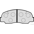 Jeu de 4 plaquettes de frein avant HERTH+BUSS JAKOPARTS J3606001 - Visuel 2