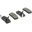 Jeu de 4 plaquettes de frein avant HERTH+BUSS JAKOPARTS J3606006 - Visuel 1