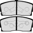 Jeu de 4 plaquettes de frein avant HERTH+BUSS JAKOPARTS J3606006 - Visuel 2