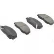 Jeu de 4 plaquettes de frein avant HERTH+BUSS JAKOPARTS J3606012 - Visuel 1