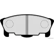 Jeu de 4 plaquettes de frein avant HERTH+BUSS JAKOPARTS J3606016 - Visuel 2