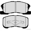 Jeu de 4 plaquettes de frein avant HERTH+BUSS JAKOPARTS J3606019 - Visuel 2