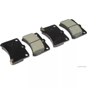Jeu de 4 plaquettes de frein avant HERTH+BUSS JAKOPARTS