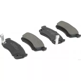 Jeu de 4 plaquettes de frein avant HERTH+BUSS JAKOPARTS