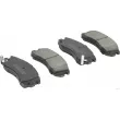 Jeu de 4 plaquettes de frein avant HERTH+BUSS JAKOPARTS J3607005 - Visuel 1