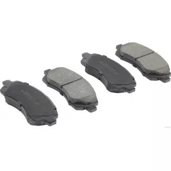 Jeu de 4 plaquettes de frein avant HERTH+BUSS JAKOPARTS J3607012