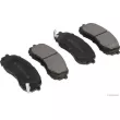 Jeu de 4 plaquettes de frein avant HERTH+BUSS JAKOPARTS J3607014 - Visuel 1