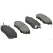 Jeu de 4 plaquettes de frein avant HERTH+BUSS JAKOPARTS J3607020 - Visuel 1