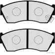 Jeu de 4 plaquettes de frein avant HERTH+BUSS JAKOPARTS J3608005 - Visuel 2