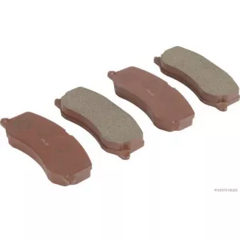 Jeu de 4 plaquettes de frein avant HERTH+BUSS JAKOPARTS