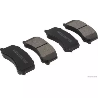 Jeu de 4 plaquettes de frein avant HERTH+BUSS JAKOPARTS