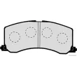 Jeu de 4 plaquettes de frein avant HERTH+BUSS JAKOPARTS J3608016 - Visuel 2
