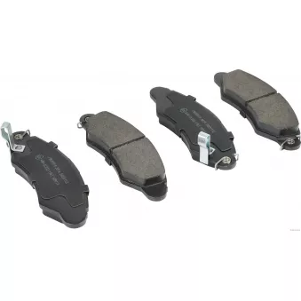Jeu de 4 plaquettes de frein avant HERTH+BUSS JAKOPARTS J3608019