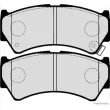 Jeu de 4 plaquettes de frein avant HERTH+BUSS JAKOPARTS J3608020 - Visuel 2