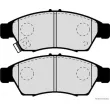 Jeu de 4 plaquettes de frein avant HERTH+BUSS JAKOPARTS J3608024 - Visuel 2