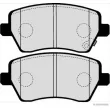 Jeu de 4 plaquettes de frein avant HERTH+BUSS JAKOPARTS J3608025 - Visuel 2