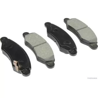 Jeu de 4 plaquettes de frein avant HERTH+BUSS JAKOPARTS J3608027