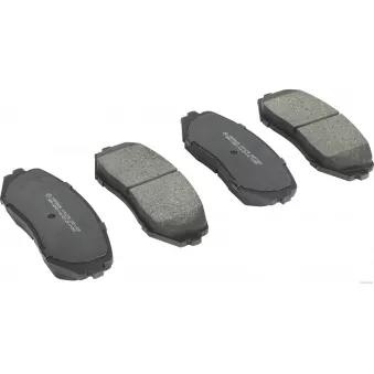 Jeu de 4 plaquettes de frein avant HERTH+BUSS JAKOPARTS J3608028