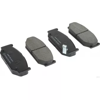 Jeu de 4 plaquettes de frein avant HERTH+BUSS JAKOPARTS J3608030