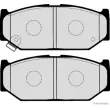 Jeu de 4 plaquettes de frein avant HERTH+BUSS JAKOPARTS J3608030 - Visuel 2