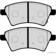 Jeu de 4 plaquettes de frein avant HERTH+BUSS JAKOPARTS J3608031 - Visuel 2
