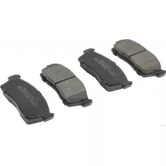Jeu de 4 plaquettes de frein avant HERTH+BUSS JAKOPARTS