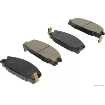 Jeu de 4 plaquettes de frein avant HERTH+BUSS JAKOPARTS