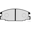 Jeu de 4 plaquettes de frein avant HERTH+BUSS JAKOPARTS J3609004 - Visuel 2