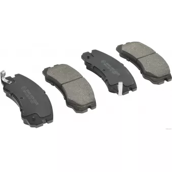 Jeu de 4 plaquettes de frein avant HERTH+BUSS JAKOPARTS J3609009