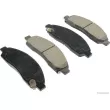 Jeu de 4 plaquettes de frein avant HERTH+BUSS JAKOPARTS J3609010 - Visuel 1