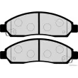 Jeu de 4 plaquettes de frein avant HERTH+BUSS JAKOPARTS J3609010 - Visuel 2